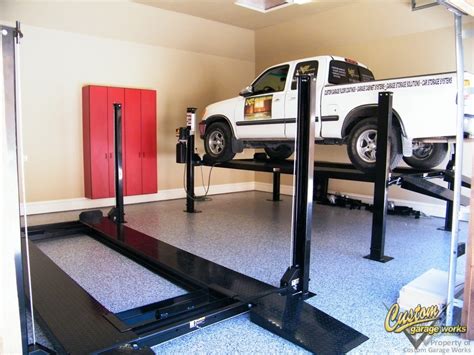 Garage Car Lifts Installed By Custom Garage Works In Fort Worth, TX