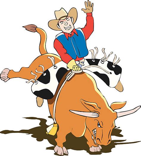 Bullriding Cartoons Illustrations, Royalty-Free Vector Graphics & Clip ...