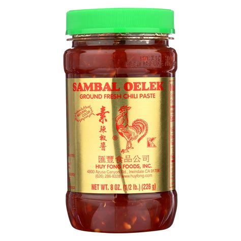 Huy Fong Fresh Chili Paste Sambal, 8 Oz - Walmart.com - Walmart.com