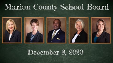 Marion County School Board Meeting, December 8, 2020 - YouTube