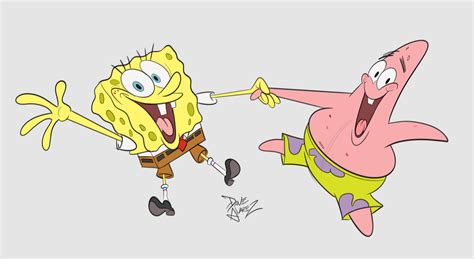 Spongebob And Patrick Fighting