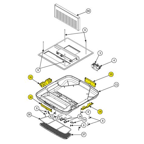 Dometic Rv Air Conditioner Parts Diagram - Heat exchanger spare parts