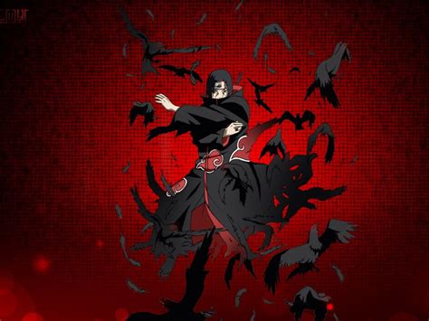 Uchiha Itachi wallpaper Naruto Shippuuden Uchiha Itachi #raven red ...