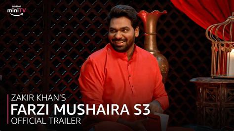 'Farzi Mushaira' Season 3 Trailer Video: Zakir Khan starrer 'Farzi Mushaira' Official Trailer ...