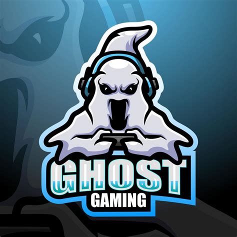 Ghost gaming mascot esport logo design 5910241 Vector Art at Vecteezy