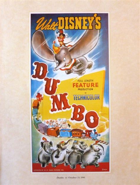 Dumbo Poster Retro Dumbo Disney Poster 14 x by VintageSchoolDays