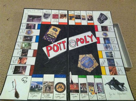 Harry potter monopoly diy | Harry potter monopoly, Harry potter, Potter