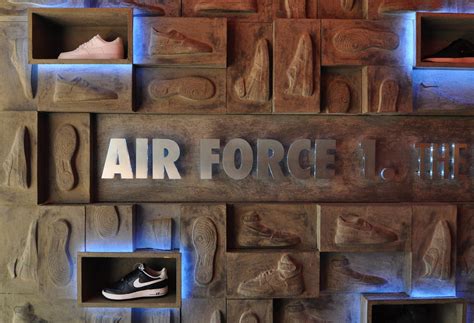 studio ARRT: Nike PS7 store “Air Force 1” Promo design completed @ CWB, Hong Kong