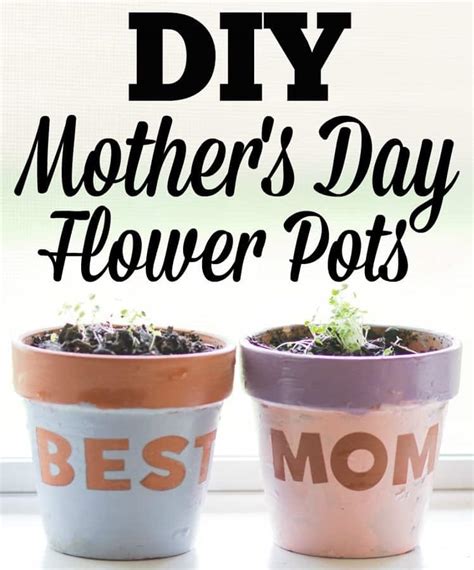 BEST MOM DIY Flower Pots for Mother's Day • MidgetMomma