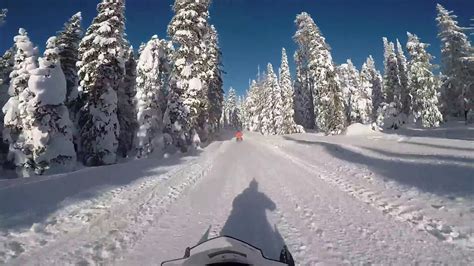 West Yellowstone Snowmobile trip 1 - YouTube