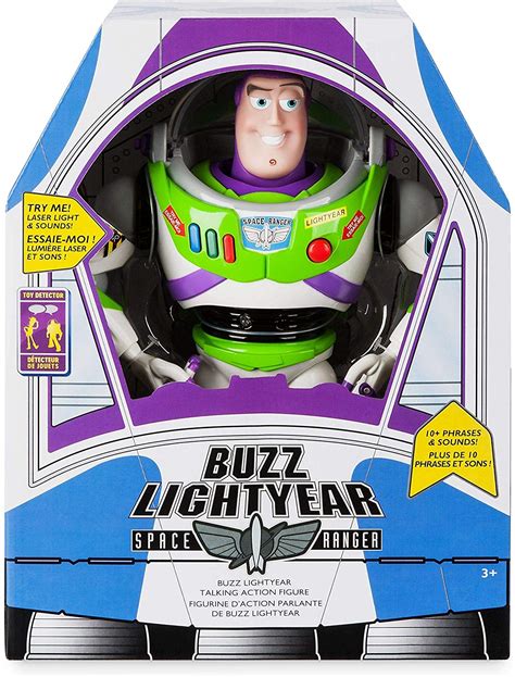 Disney Pixar Toy Story Buzz Lightyear Deluxe Talking Figure Mattel | My ...