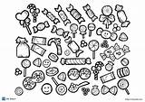 23 Free candy coloring Pages  Printable PDF ESL Vault sketch template