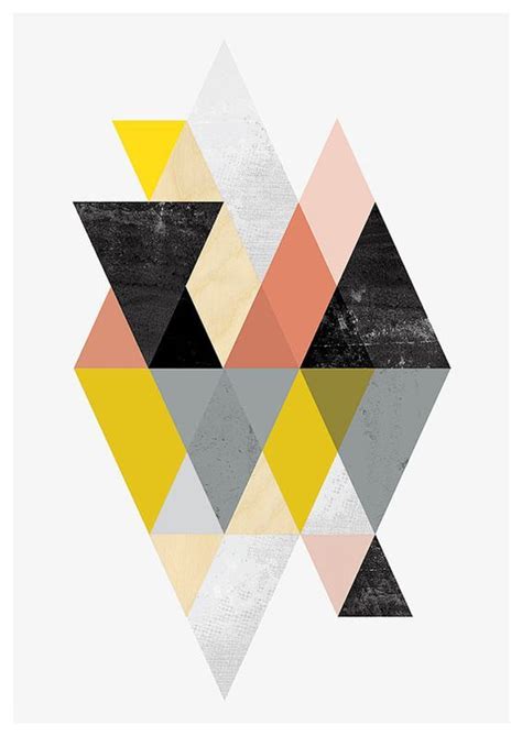 geometrische print abstrakte Kunst geometrischer von handz auf Etsy: | Parede de quadros ...