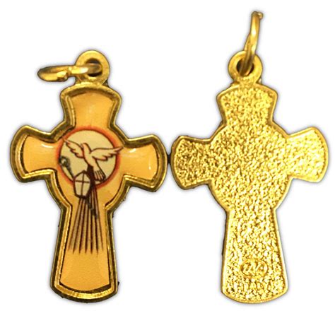 Confirmation Cross with Sacrament Symbols - Family Life Catholic Gifts