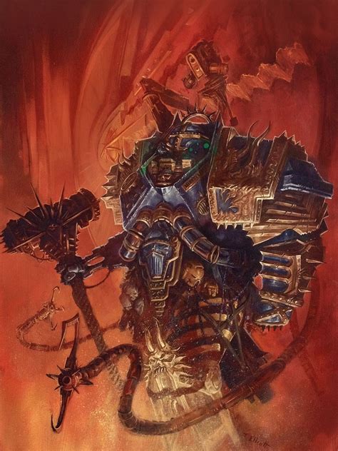 ArtStation - Iron Warrior Oil Painting, Thomas Elliott | Боевой молот, Фэндомы, Комиксы