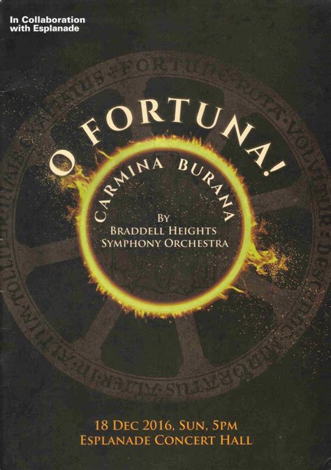 pianomania: O FORTUNA! / CARL ORFF'S CARMINA BURANA / The Joy Chorale ...