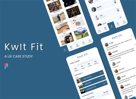 Kwit Fit - A UX Case Study by Komalpreet Kaur on Dribbble