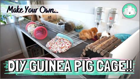 How To Build Your Own IKEA Style DIY Guinea Pig Cage! - YouTube