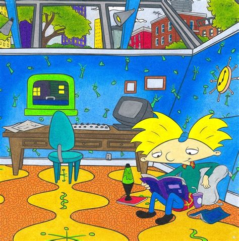 Arnold's Room Hey Arnold Nickelodeon Digital Art by Gary Zalatan - Fine Art America