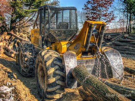 "Cable Skidder (detail) February 2007" Greeting Cards by Aaron Campbell | Redbubble