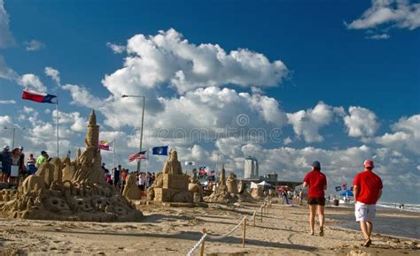 Beach event on sunny day editorial stock image. Image of sculpture - 14314409