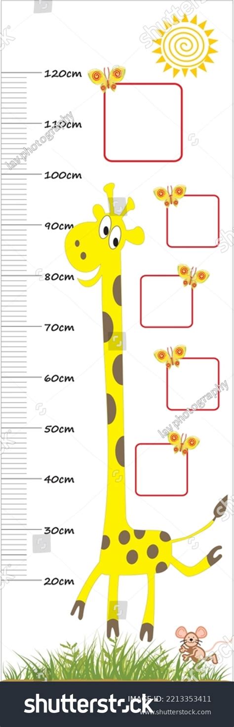 Printable Height Chart Slot Photos Stock Vector (Royalty Free ...