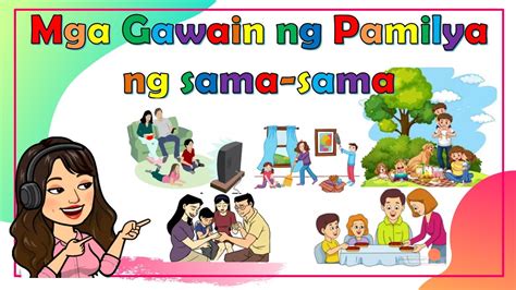 Mga Gawaing Bahay Clipart Of Children