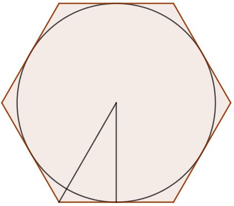 [Math] Finding the dimensions of a hexagon inscribed by a circle – Math Solves Everything