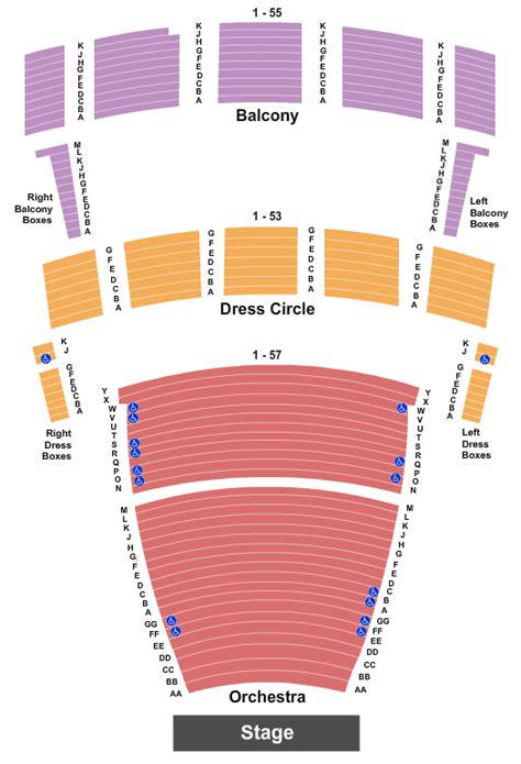 Chrysler Hall Seating Chart & Seating Maps - Norfolk