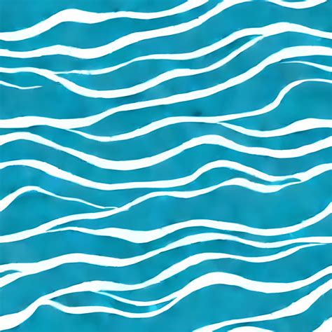 Ocean Waves Horizontal Vector 2D Graphic · Creative Fabrica