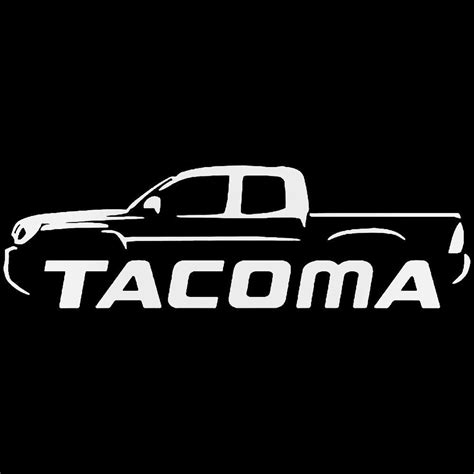 Tacoma Toyota Truck Vinyl Decal Sticker