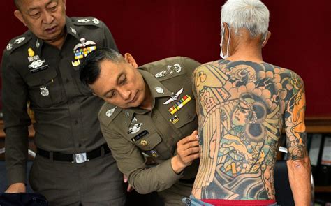 Missing Japanese mafia boss arrested after tattoos go viral