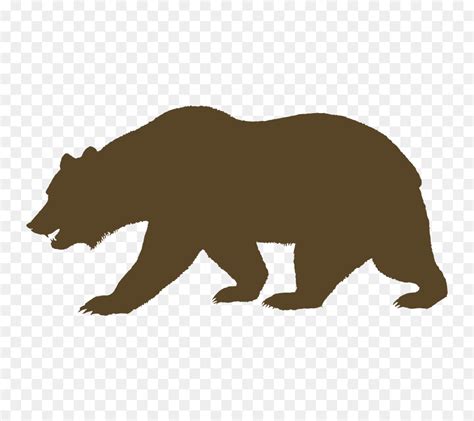 Free Grizzly Bear Silhouette Clip Art, Download Free Grizzly Bear ...