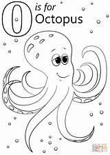 O Is For Octopus coloring Page  Free Printable Coloring Pages sketch template