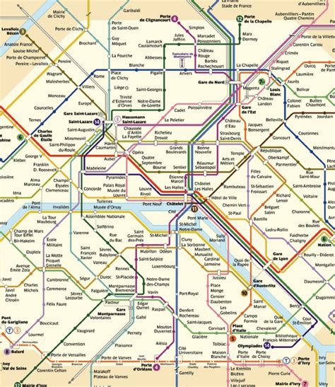 Paris Transportation Zone Map - Transport Informations Lane
