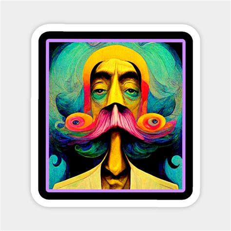 Trippy Salvador Dali Pop Art - Trippy Salvador Dali Pop Art - Magnet ...