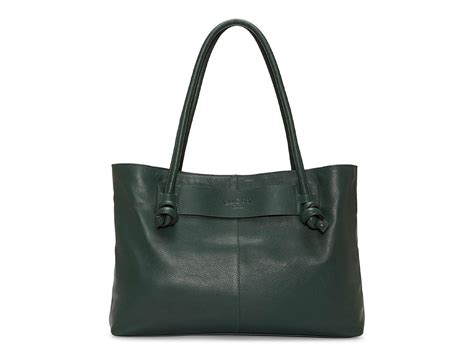 Lucky Brand Juli Leather Tote in Black | Lyst