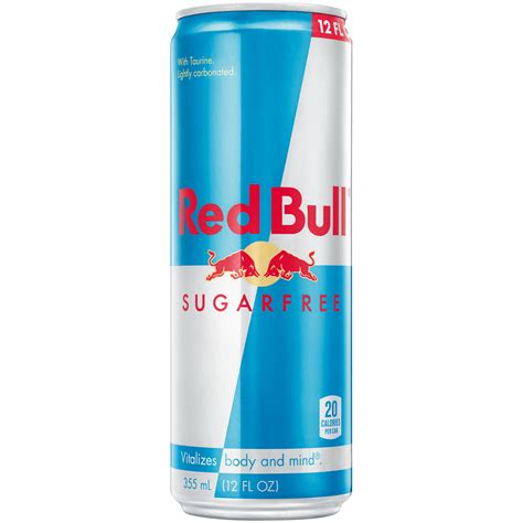 (1 Can) Red Bull Sugar Free Energy Drink, 12 Fl Oz - Walmart.com ...