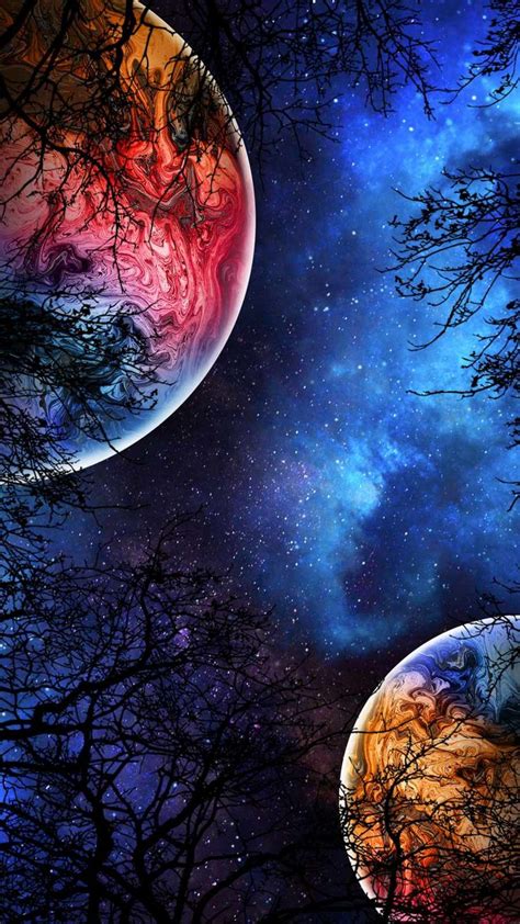 Planets Colliding iPhone Wallpaper - iPhone Wallpapers : iPhone ...