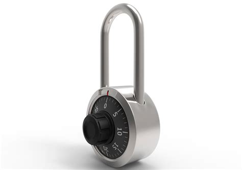 3D Combination Padlock - TurboSquid 1299759