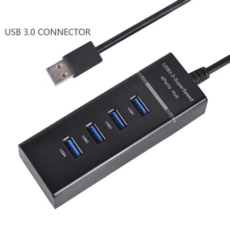 303 USB 3.0 4 PORT HUB WITH 30CM USB 3.0 CABLE | Shopee Malaysia