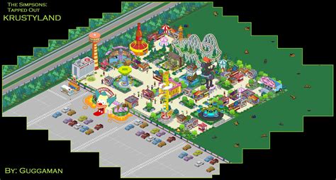 Krustyland Tapped Out Layout