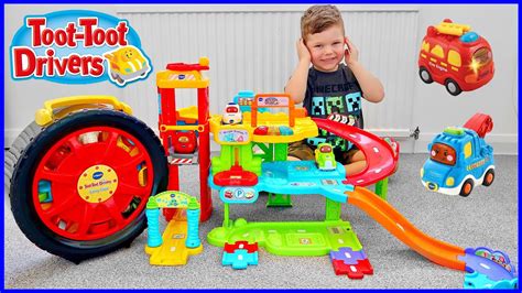 Vtech Toot Toot Drivers Garage and Interactive Musical Toy Cars for ...