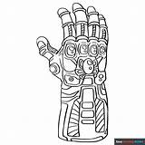 Infinity Gauntlet From The Avengers Coloring Page  Easy Drawing Guides sketch template