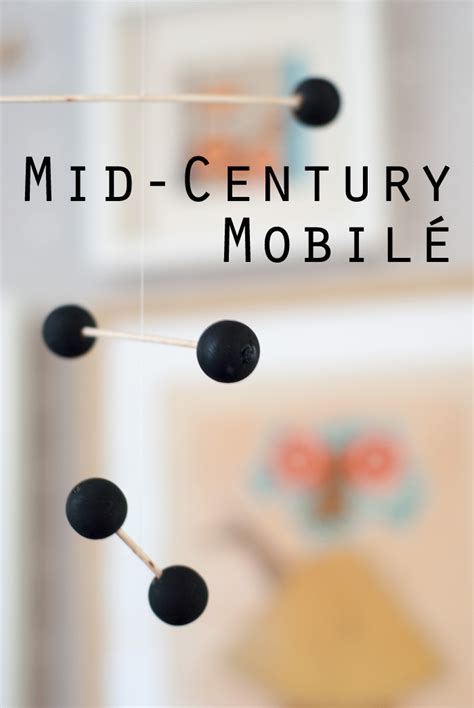 DIY Mid-Century Mobilé für Erwachsene