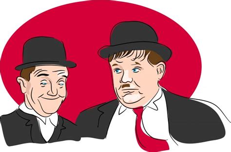Laurel & Hardy Clipart Free Stock Photo - Public Domain Pictures