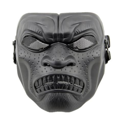 tactical skull face mask military Skeleton CS field full face mask ...