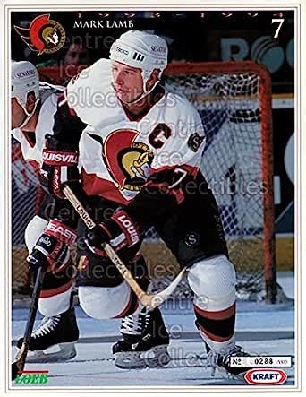 Amazon.com: (CI) Mark Lamb Hockey Card 1993-94 Ottawa Senators Kraft Sheets 13 Mark Lamb ...