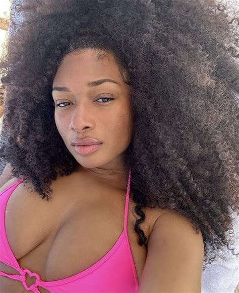 Megan thee Stallion in her natural curly hair : r/VindictaRateCelebs