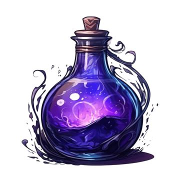 Magic Bottle, Glass Flask, Magic Potion, Bottle Liquid Potion Magic ...